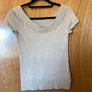 🔥3FOR$30🔥 Linen blend scoop neck sweater t-shirt